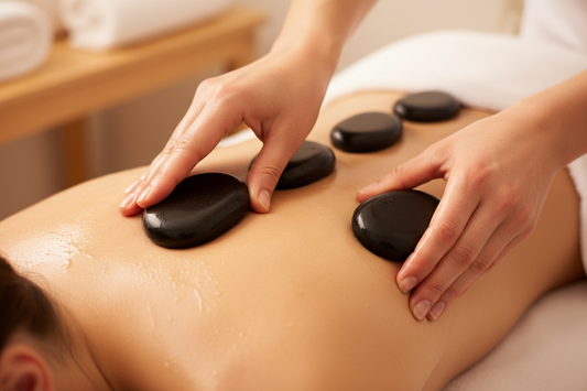 fokus nur auf die massage